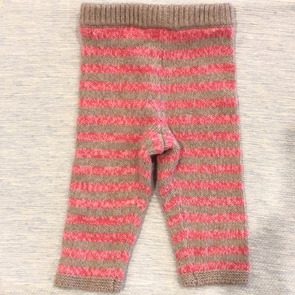 𝅺tea knit set pink and tan. 100% cotton - Picture 3 of 4